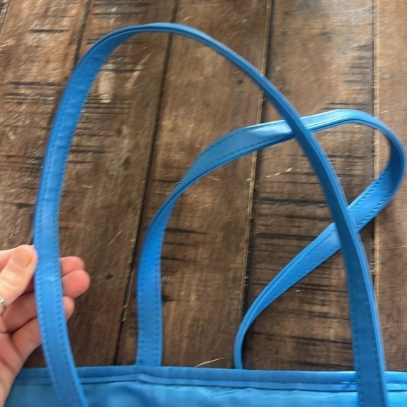 Vera Bradley Mesh Sequin Tote Camocat Blue | Authentic | - Picture 10 of 11